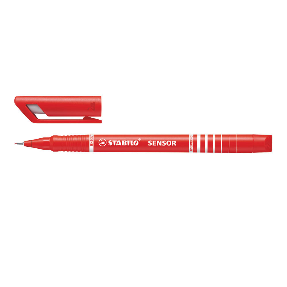 Stabilo Sensor Fineliner Red