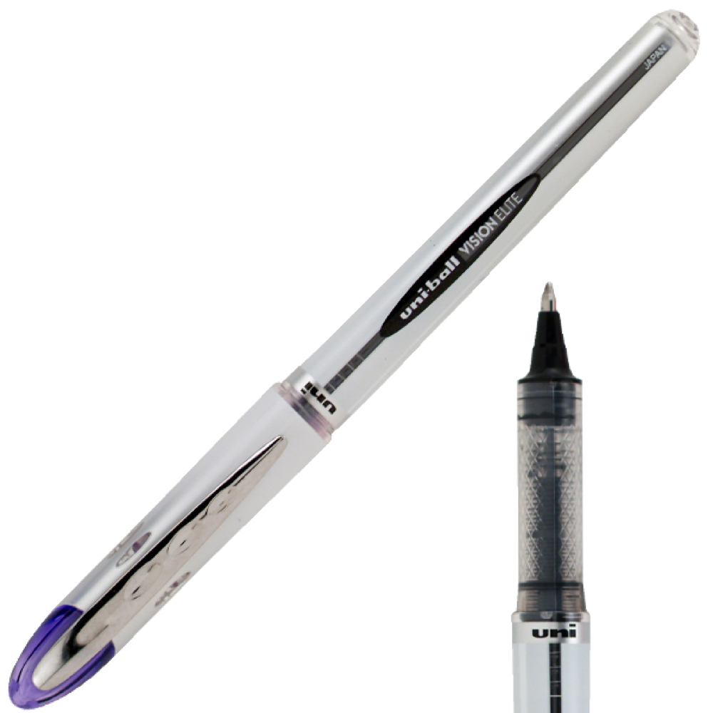 Uniball Vision Elite Rollerball Bold Purple