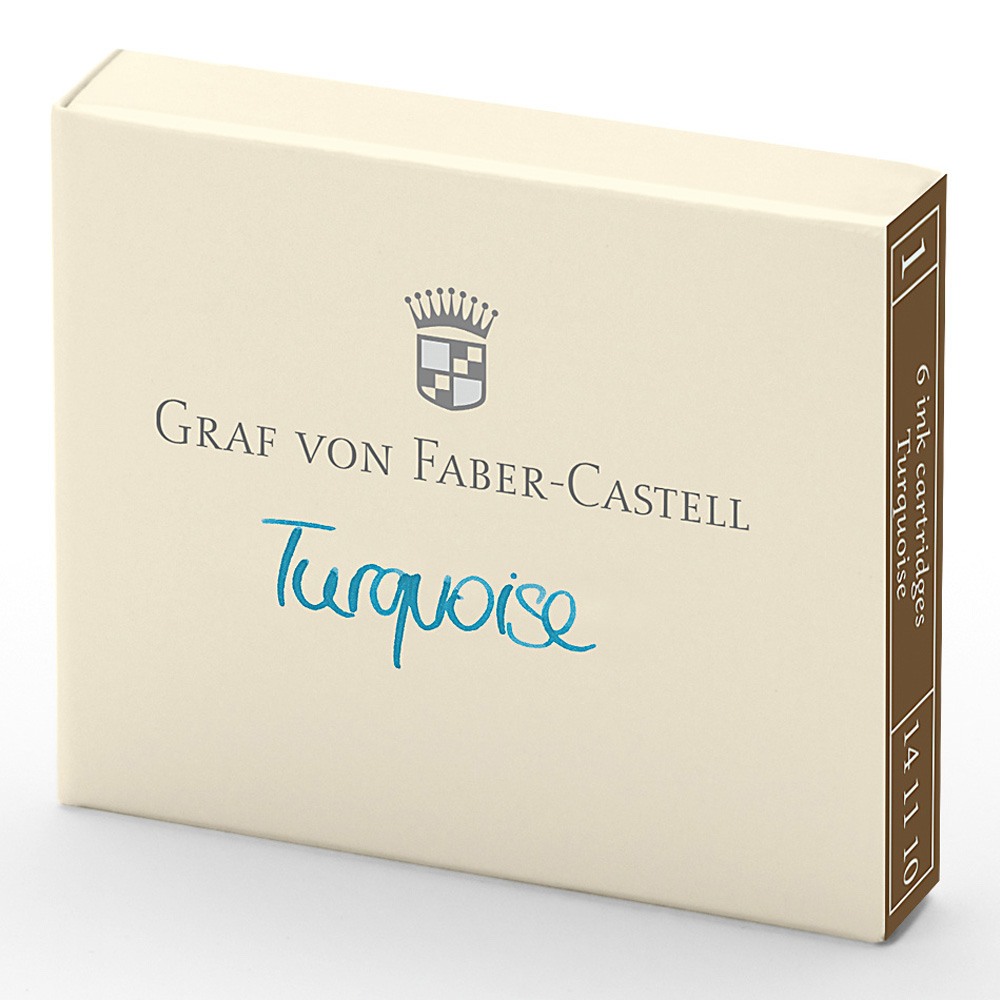 Gvfc Ink Cartridges 6/Box Turquoise