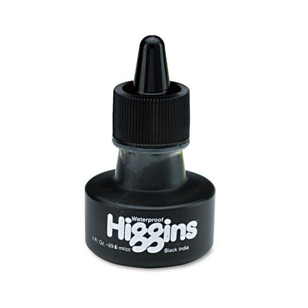Higgins India Ink 4415 Black 1 Oz