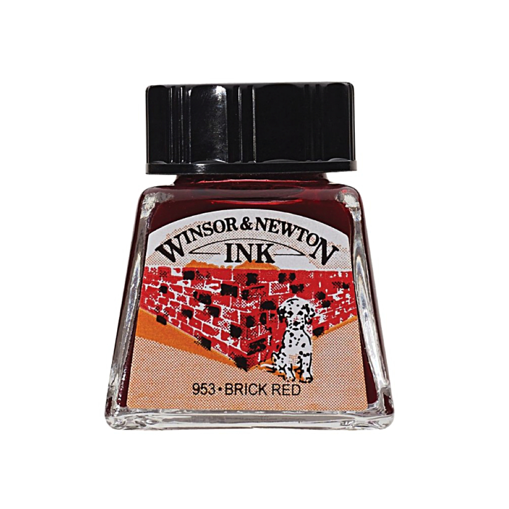 Winsor & Newton Ink 14Ml Brick Red