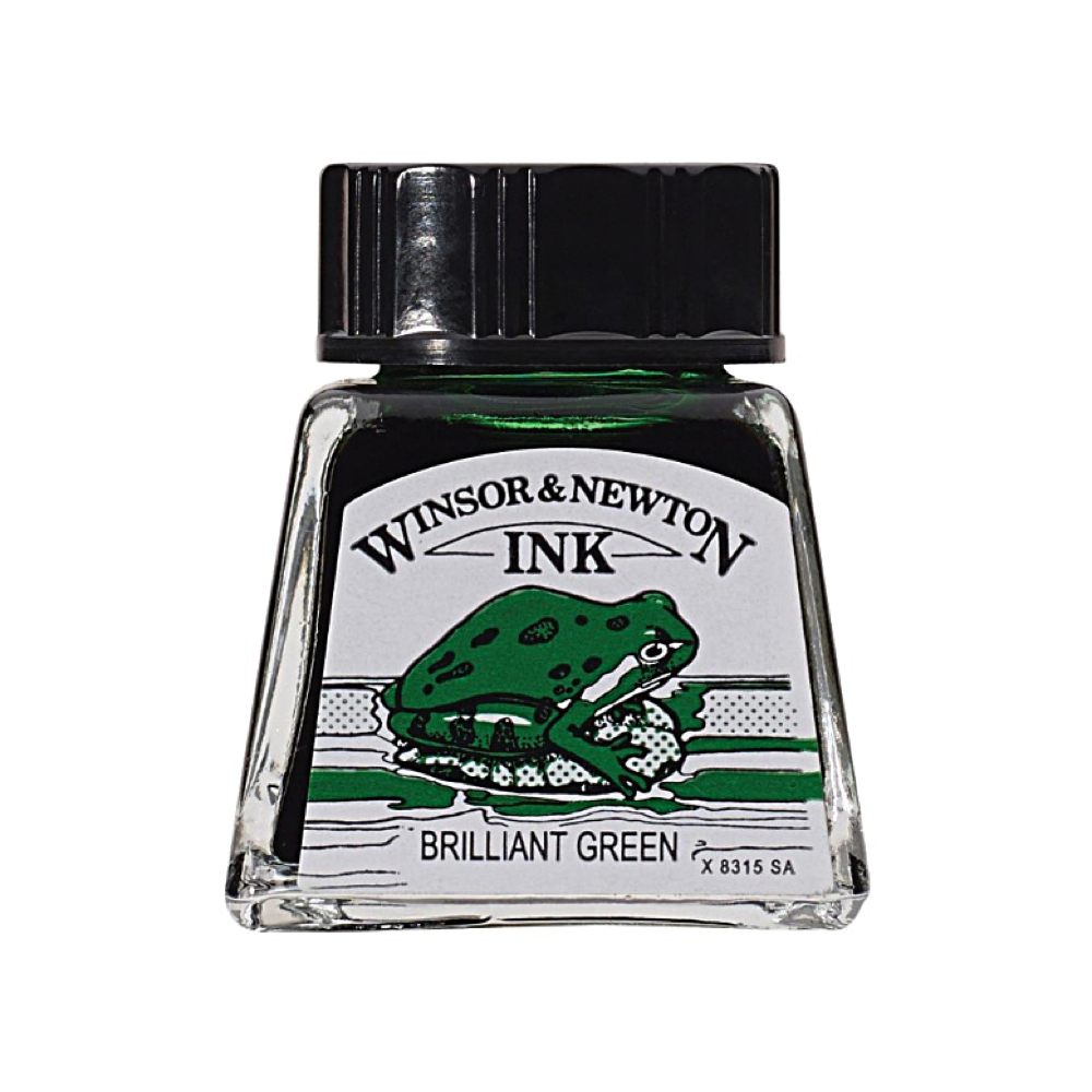 Winsor & Newton Ink 14Ml Brilliant Green