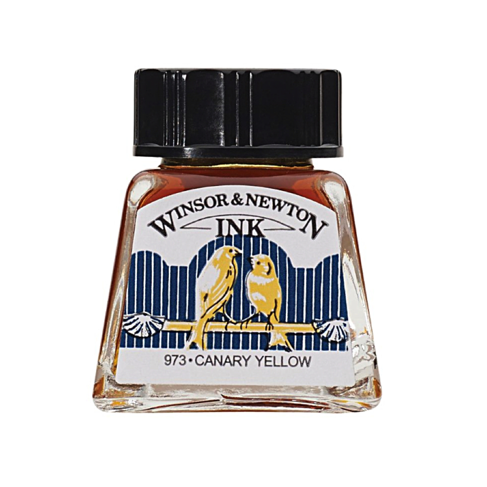 Winsor & Newton Ink 14Ml Canary Yellow