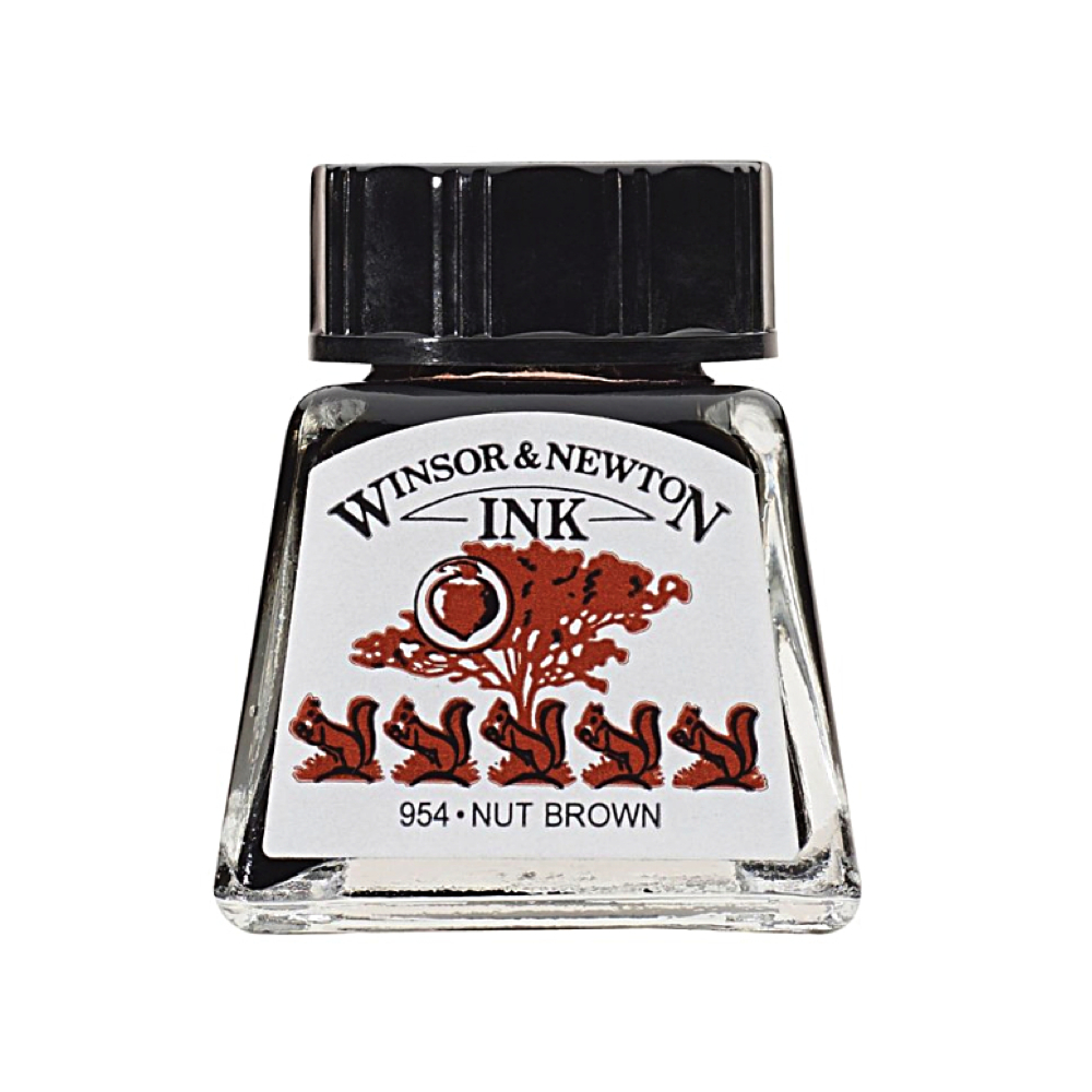 Winsor & Newton Ink 14Ml Nut Brown