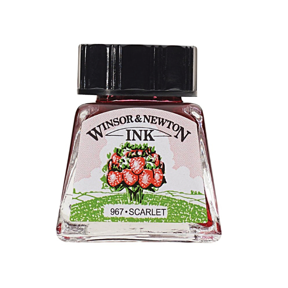 Winsor & Newton Ink 14Ml Scarlet