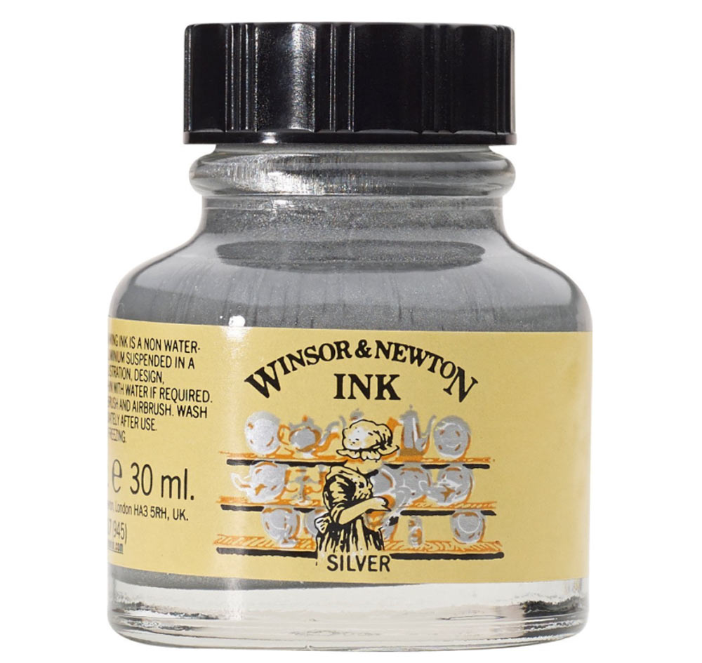 Winsor & Newton Ink 14Ml Silver
