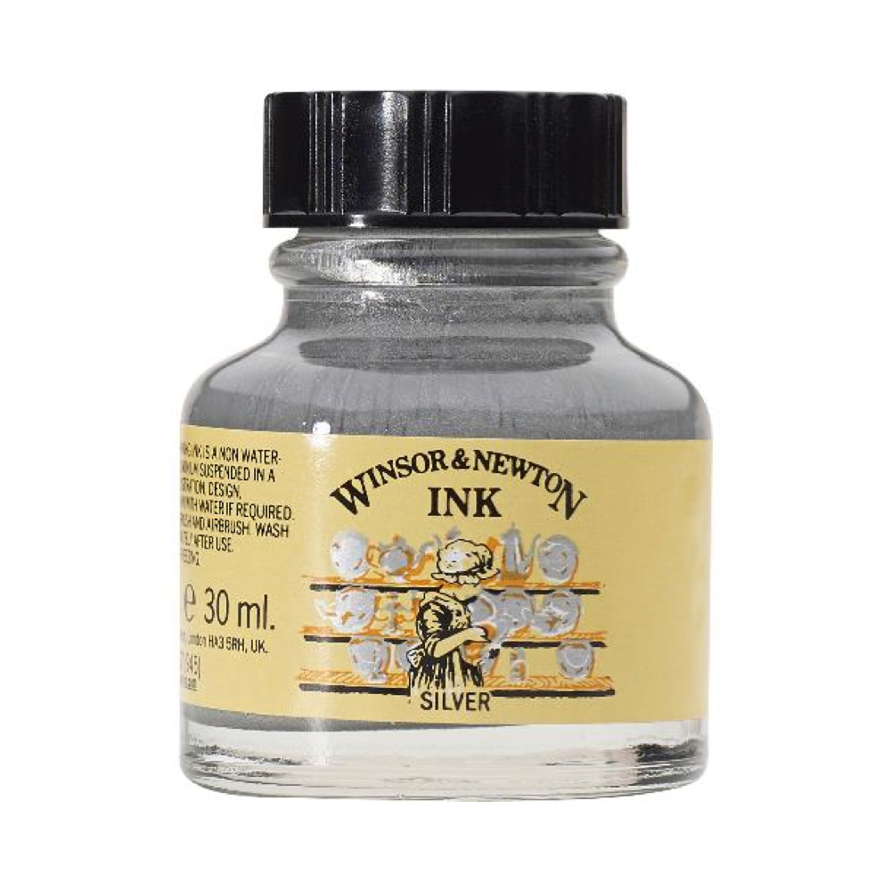 Winsor & Newton Ink 30Ml Silver