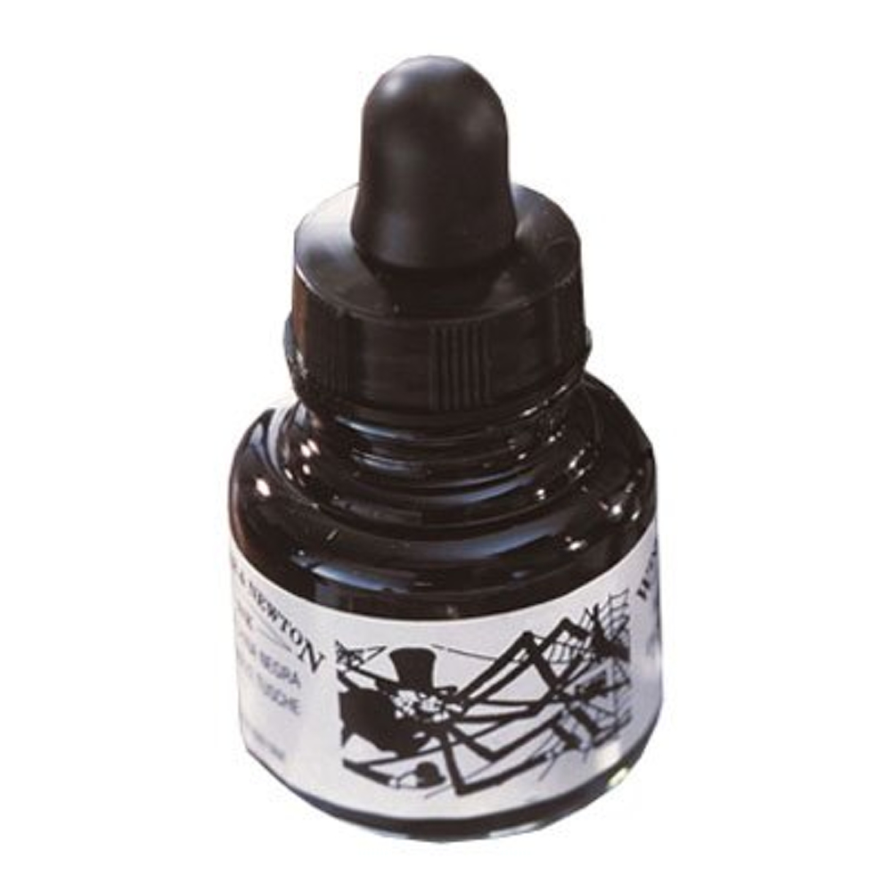 Winsor & Newton Ink 30Ml Black With Dropper