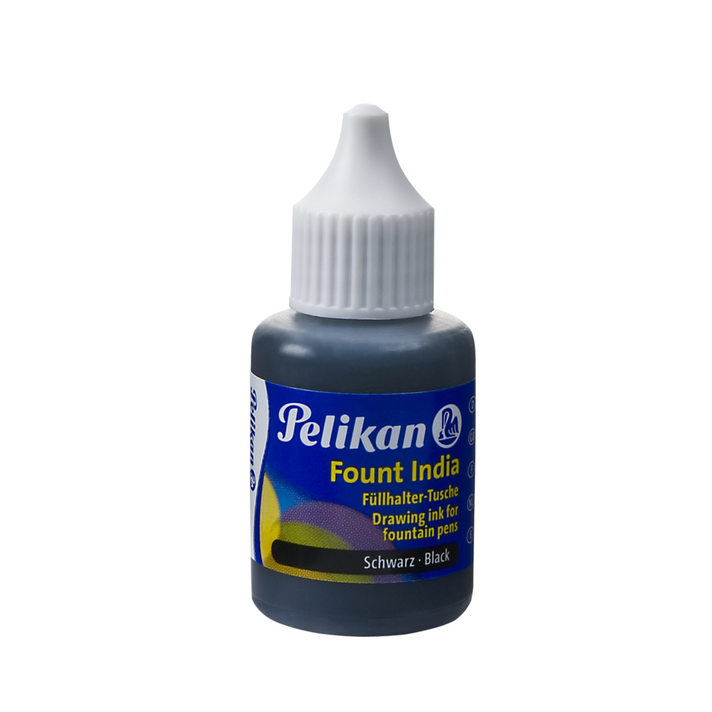 Pelikan Fount India Ink Black 30ml Bottle