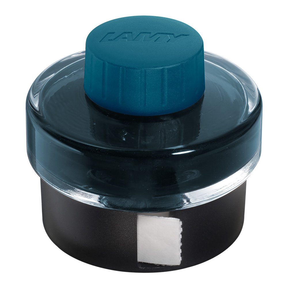 Lamy Bottled Ink 50ml Petrol W/Blotting Paper