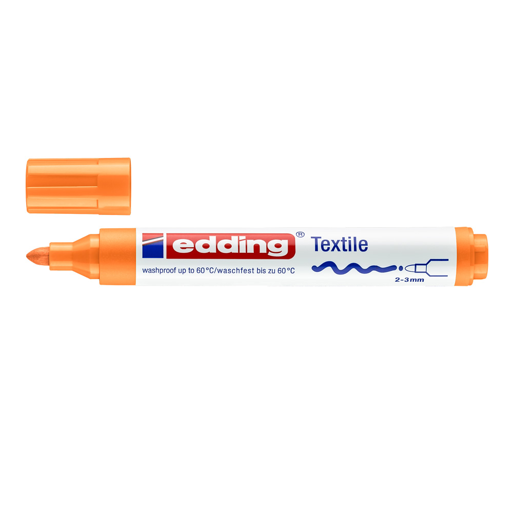 Edding 4500 Textile Marker Neon Orange