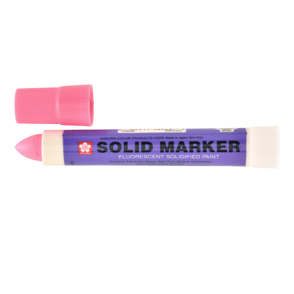 Sakura Solid Marker Fluorescent Pink