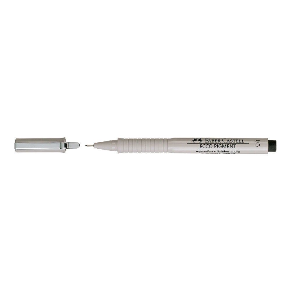 Ecco Fineliner Pigment Pen 0.3 mm Black