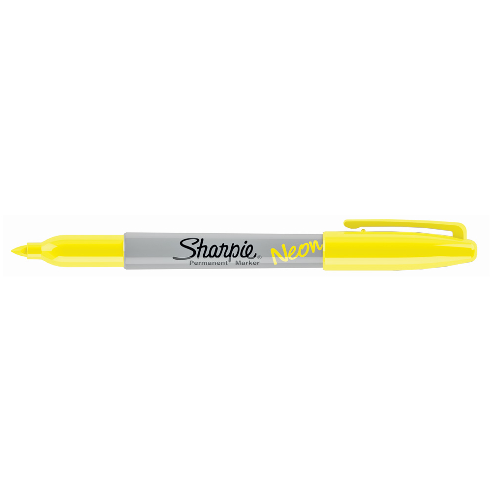 Sharpie Fine Marker Neon Yellow