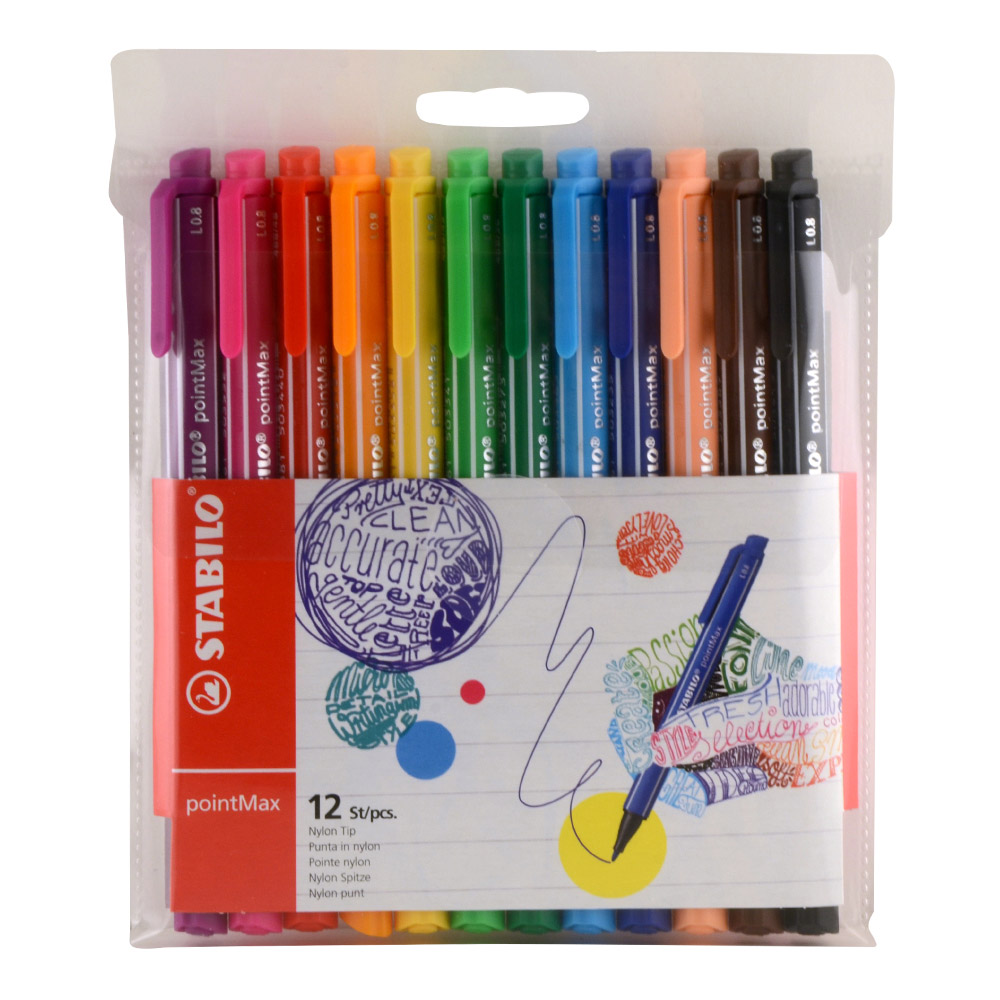 Stabilo Pointmax 12 Color Set