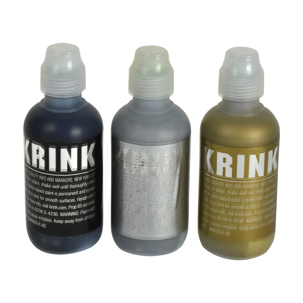 Krink K-60 Paint Marker 3 Pack Metallic UN126