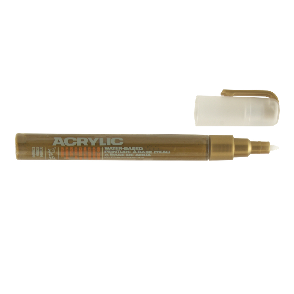 Montana Acrylic Paint Marker .7Mm Gold Matte