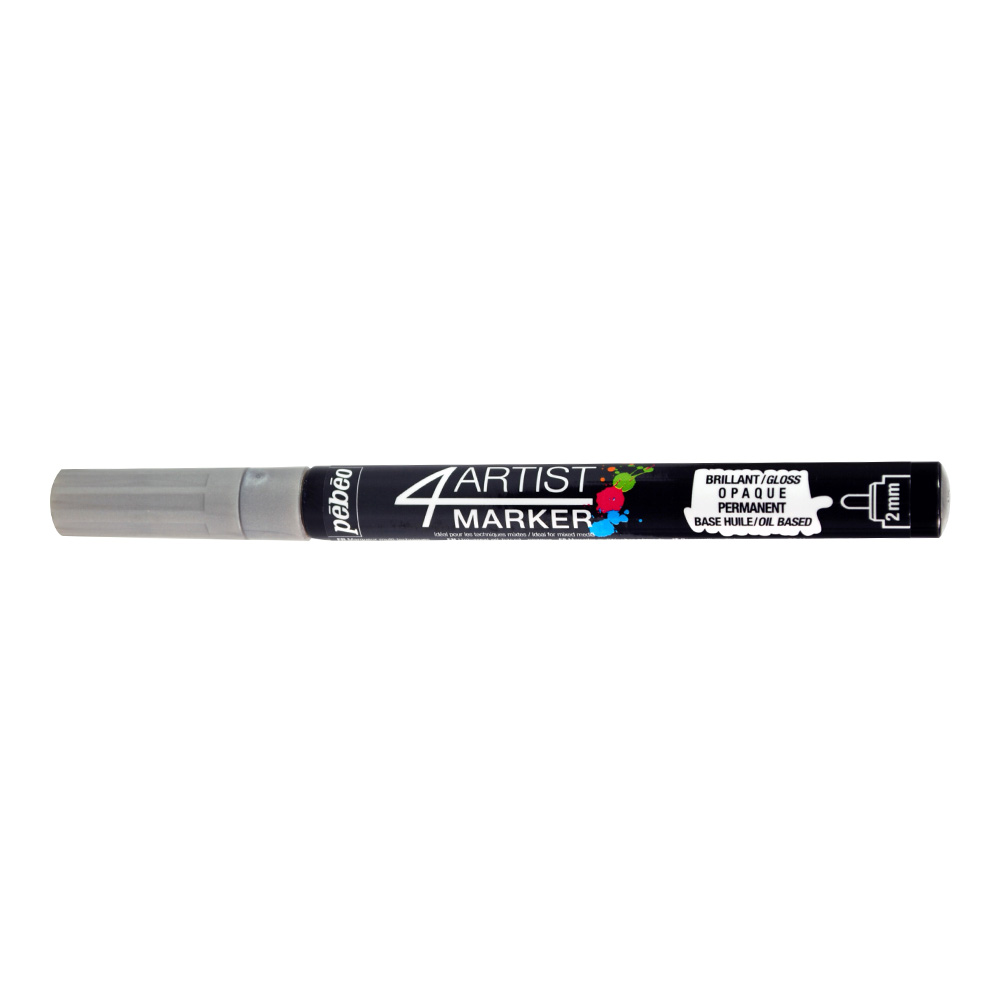 Pebeo 4Artist Marker 2mm Silver