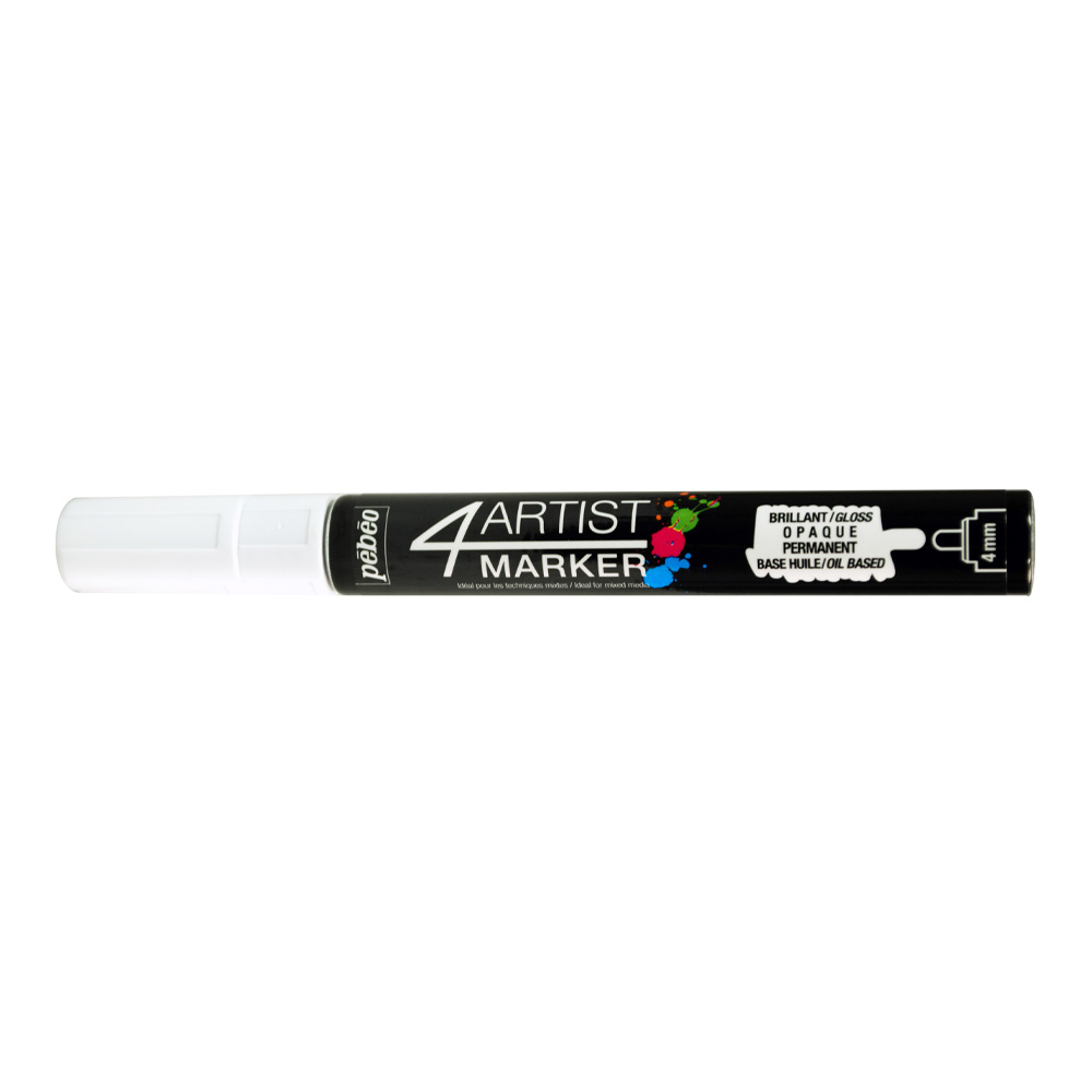 Pebeo 4Artist Marker 4mm White