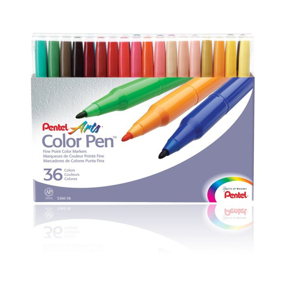 Pentel S360 Color Pen Set Of 36