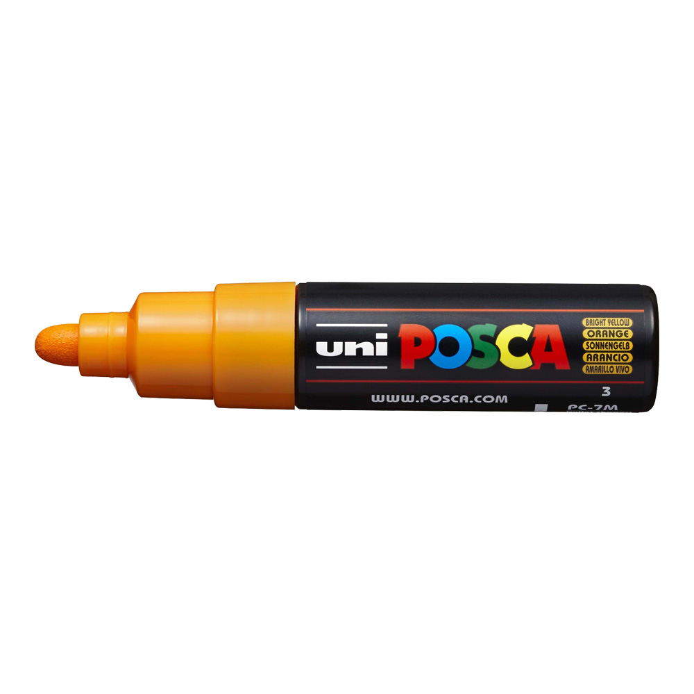 Posca Paint Marker PC-7M Broad Bul Br Yellow