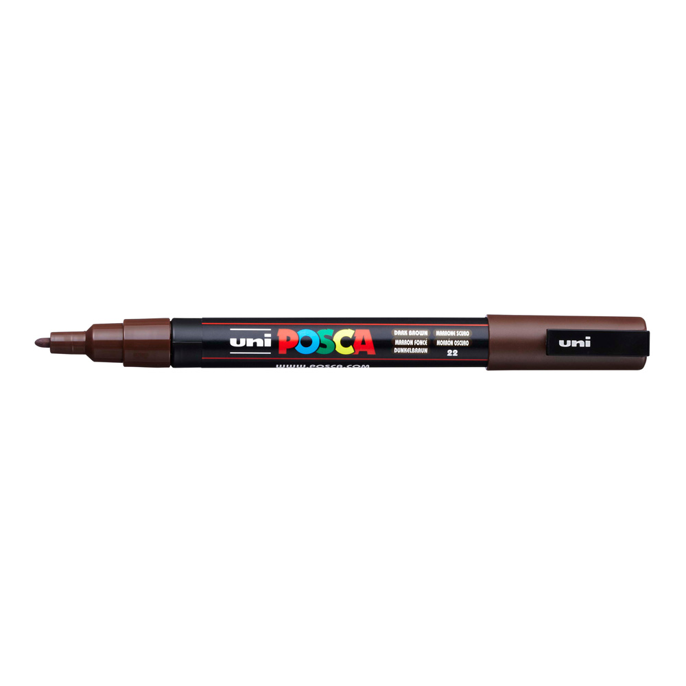 Posca Paint Marker PC-3M Fine Dark Brown