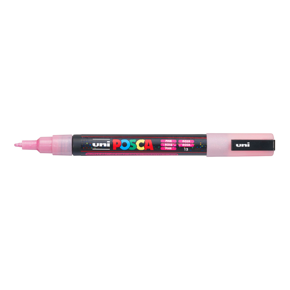 Posca Paint Marker PC-3M Fine Glitter Pink
