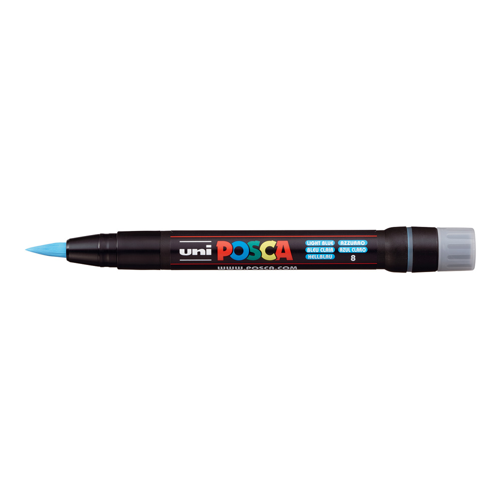 Posca Paint Marker PCF-350 Brush Light Blue