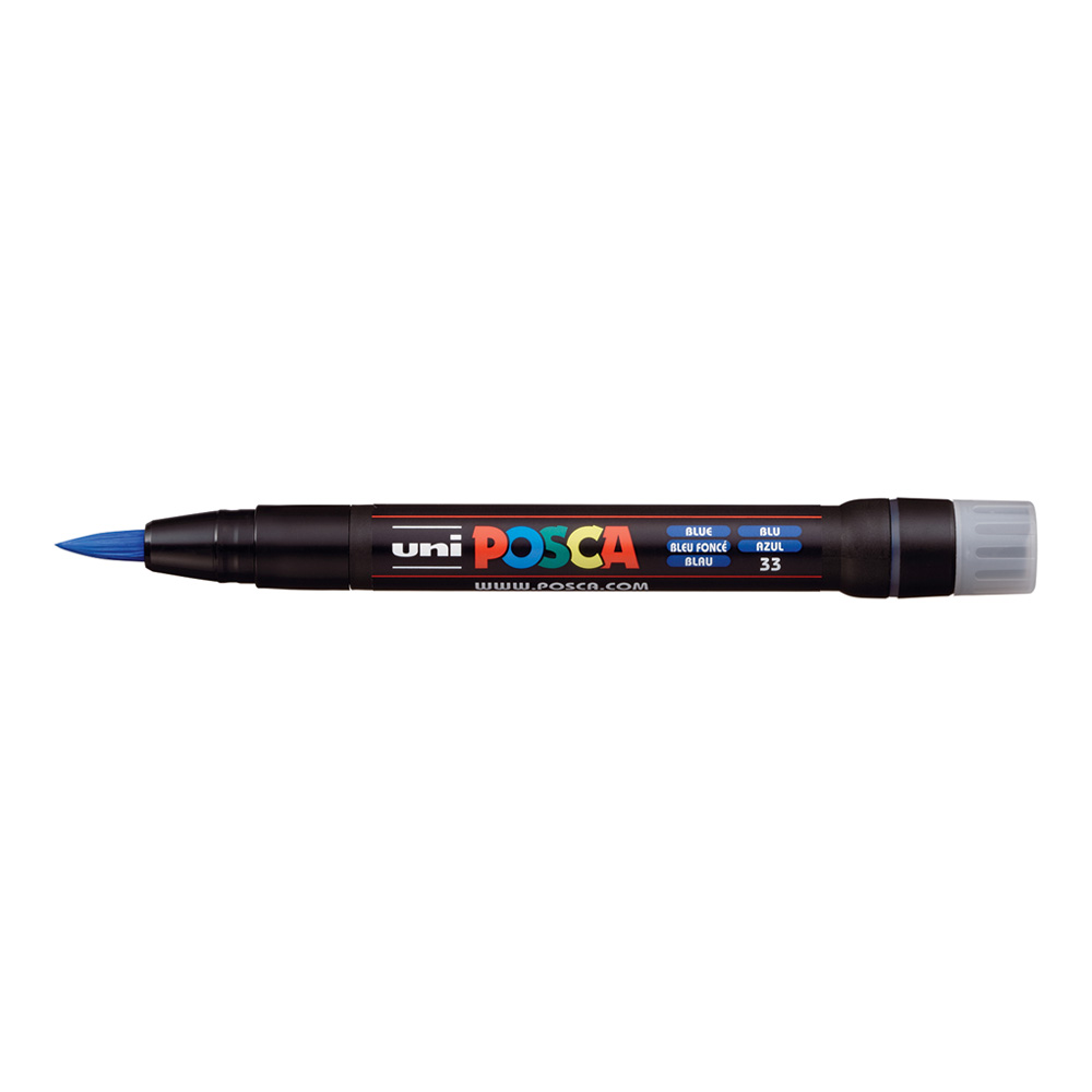 Posca Paint Marker PCF-350 Brush Blue