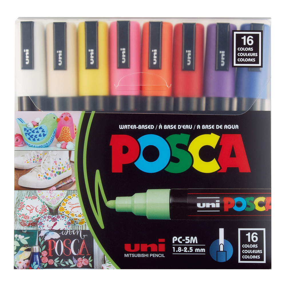 Posca Marker PC-5M Medium Set of 16