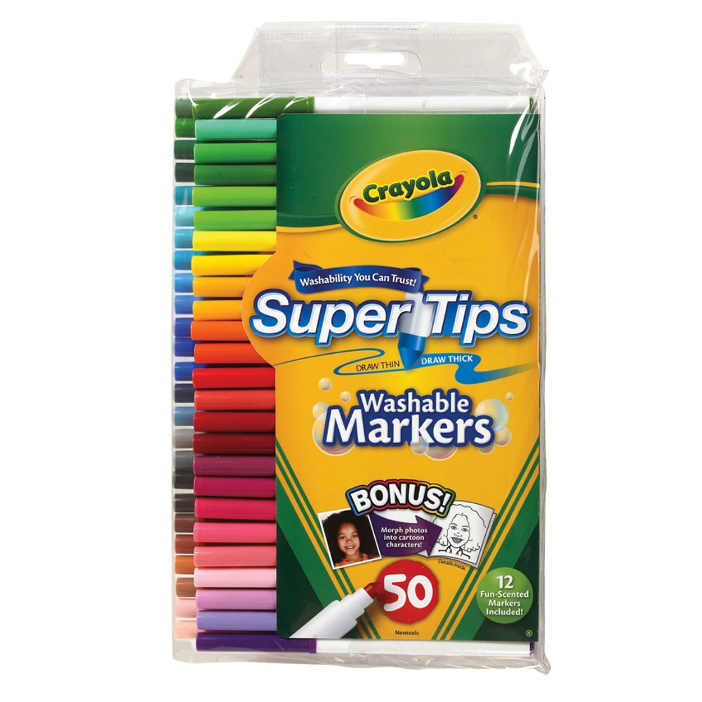 Crayola 58-5050 Supertips Marker Set 50
