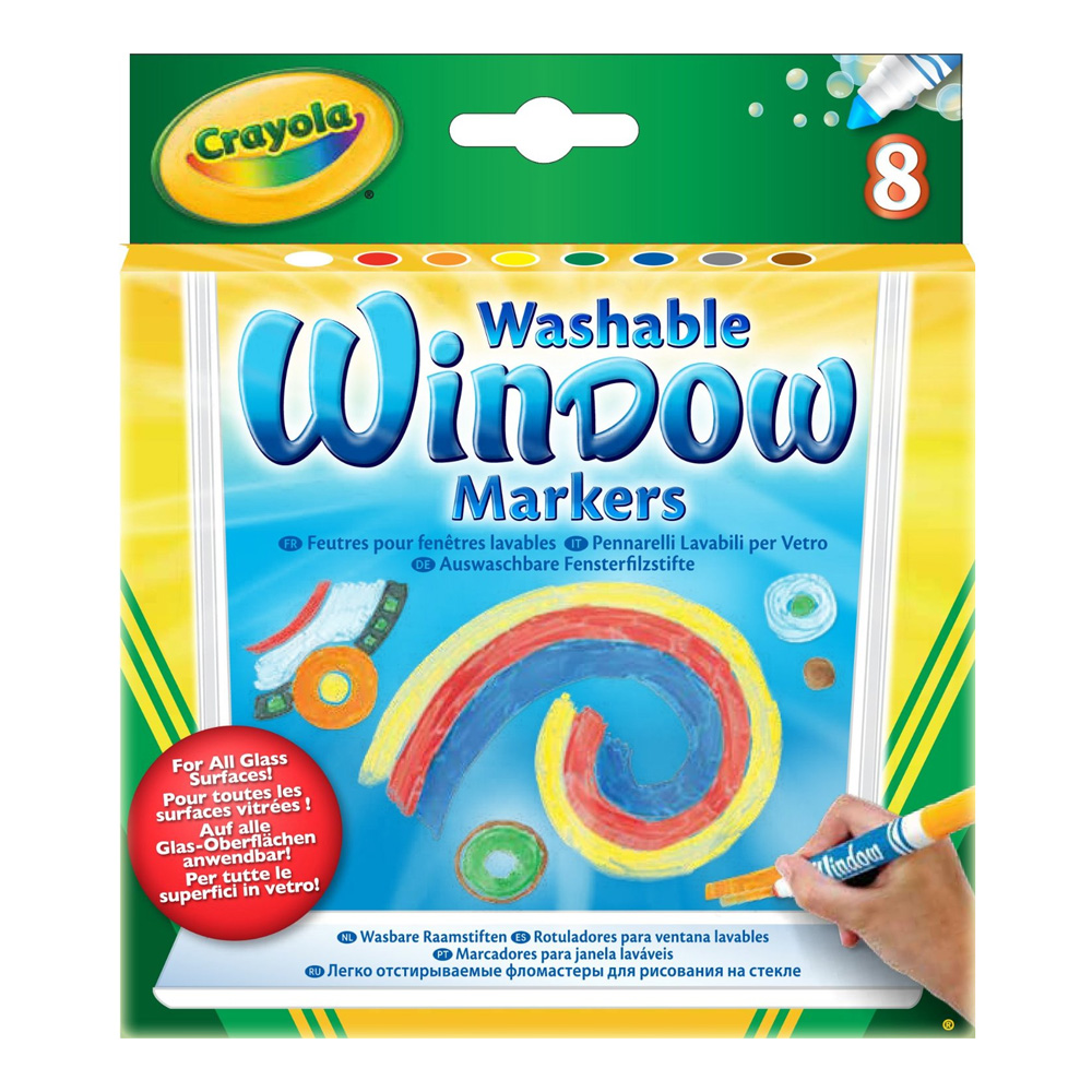Crayola 8 Window Fx Washable Markers
