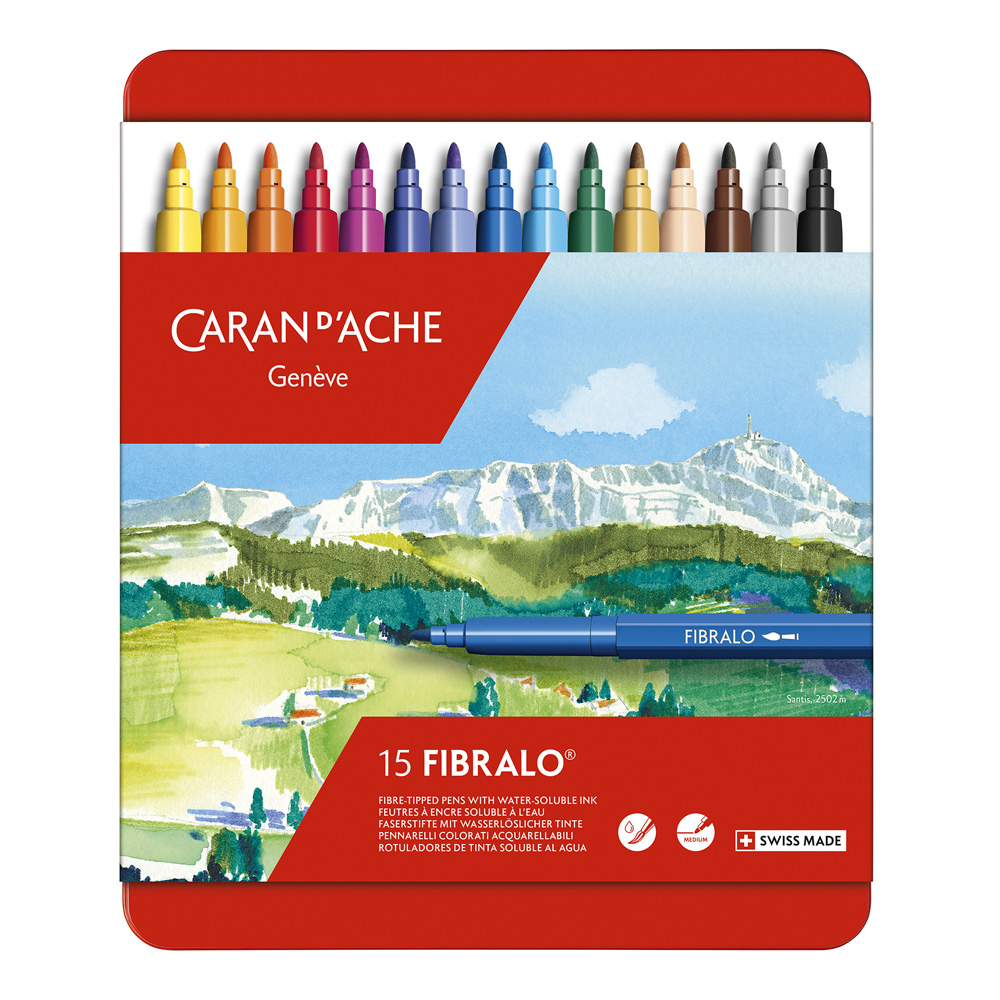 Fibralo Classic Brush Pens Set of 15 V2