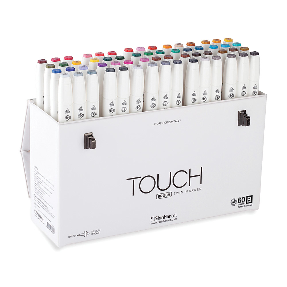 Shinhan Touch Twin Brush Marker Set 60 B