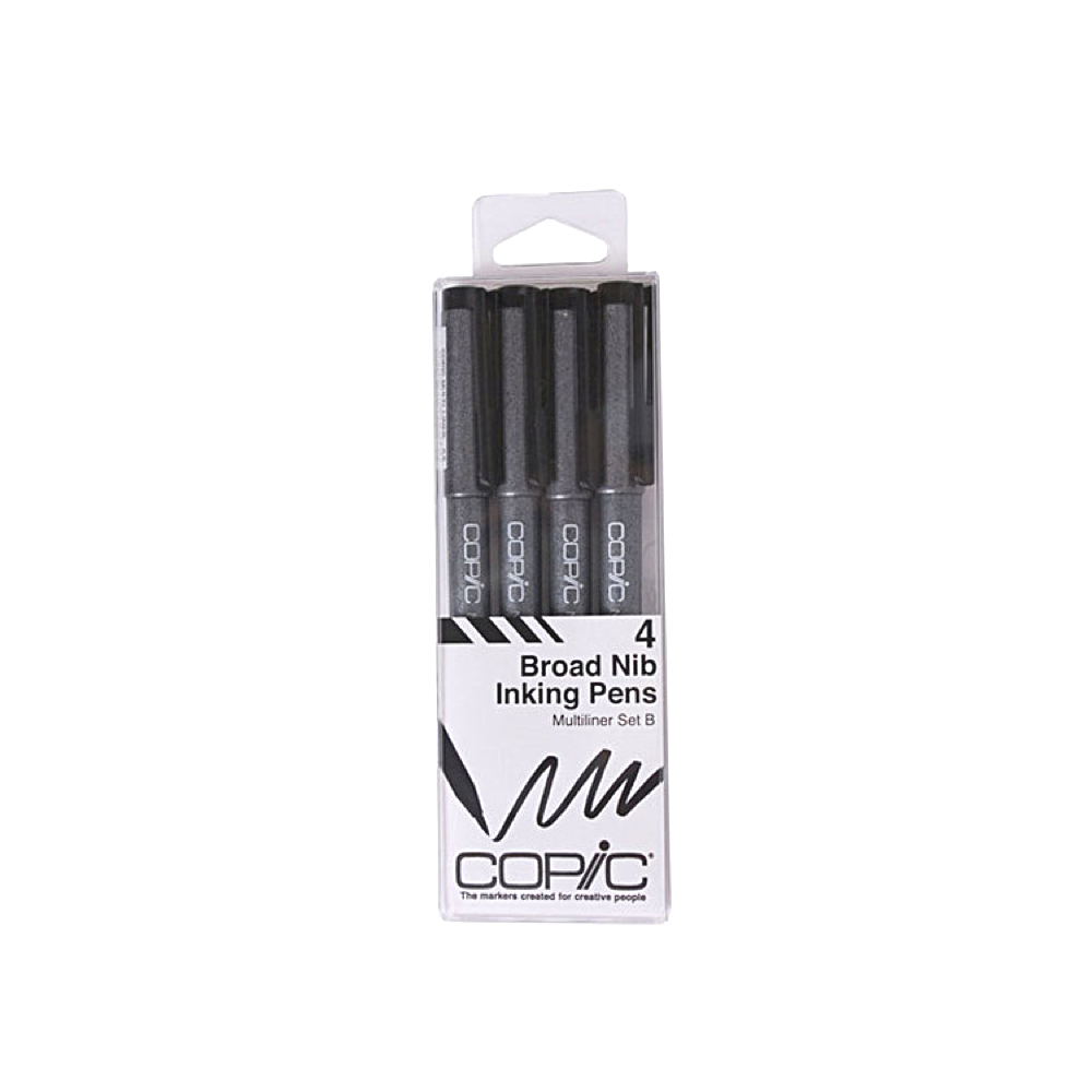 Copic Multiliner 4pc Set Broad B