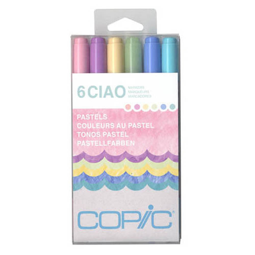 Copic Ciao Marker 6 Color Set Pastels