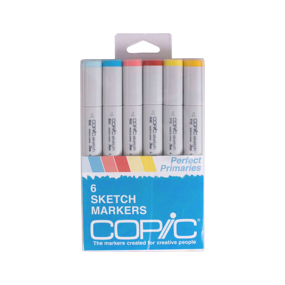 Copic Sketch Marker 6 Color Set Prf Primaries