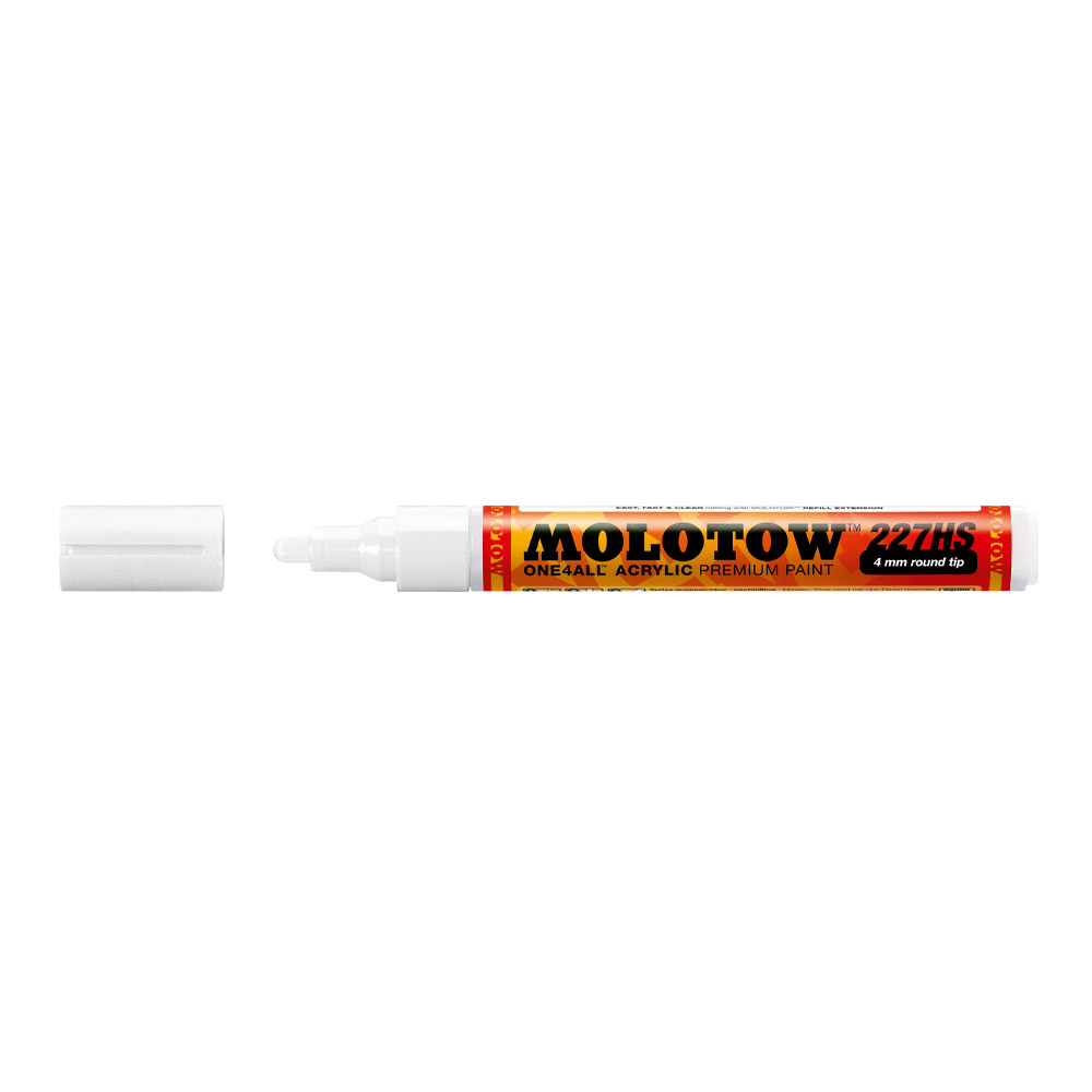 Molotow One4All Marker 227Hs 4Mm Signal White