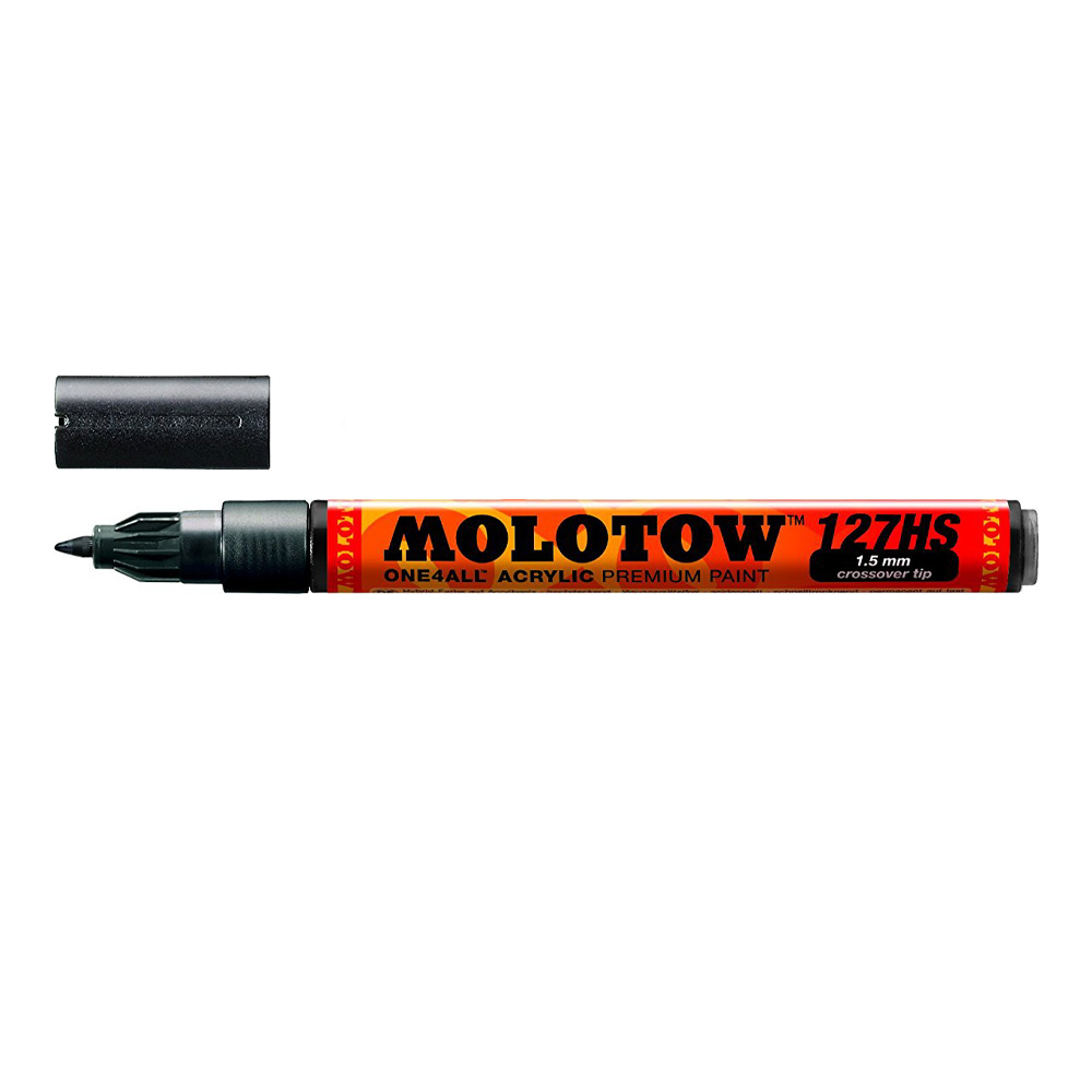 Molotow Co Tip 1.5Mm Metallic Blk Paint Markr