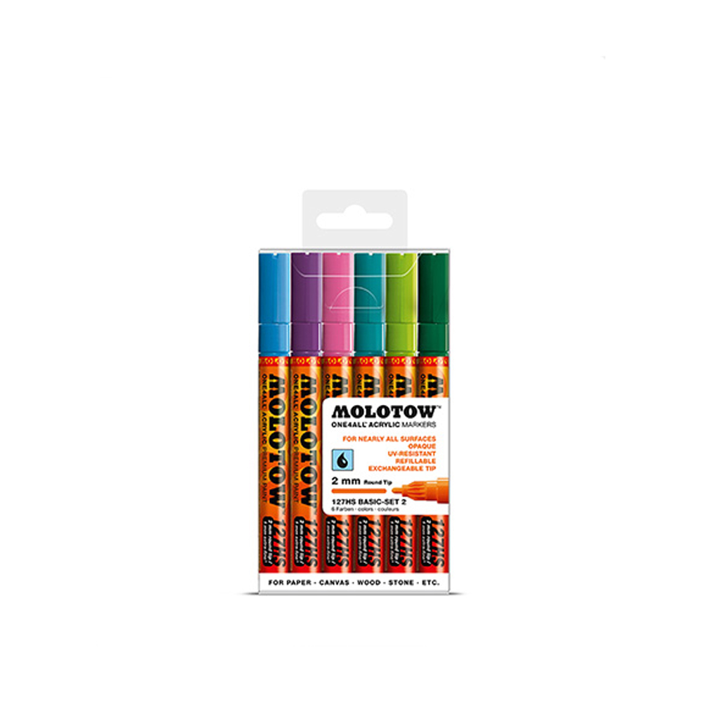 Molotow 127Hs Basic 2Mm Set 2-6 Piece