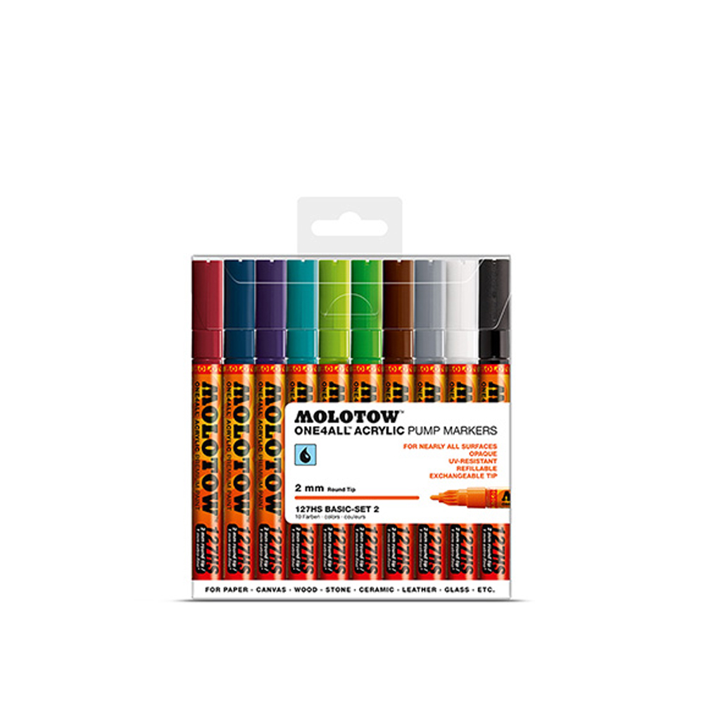 Molotow 127Hs Basic 2Mm Set 2-10 Piece