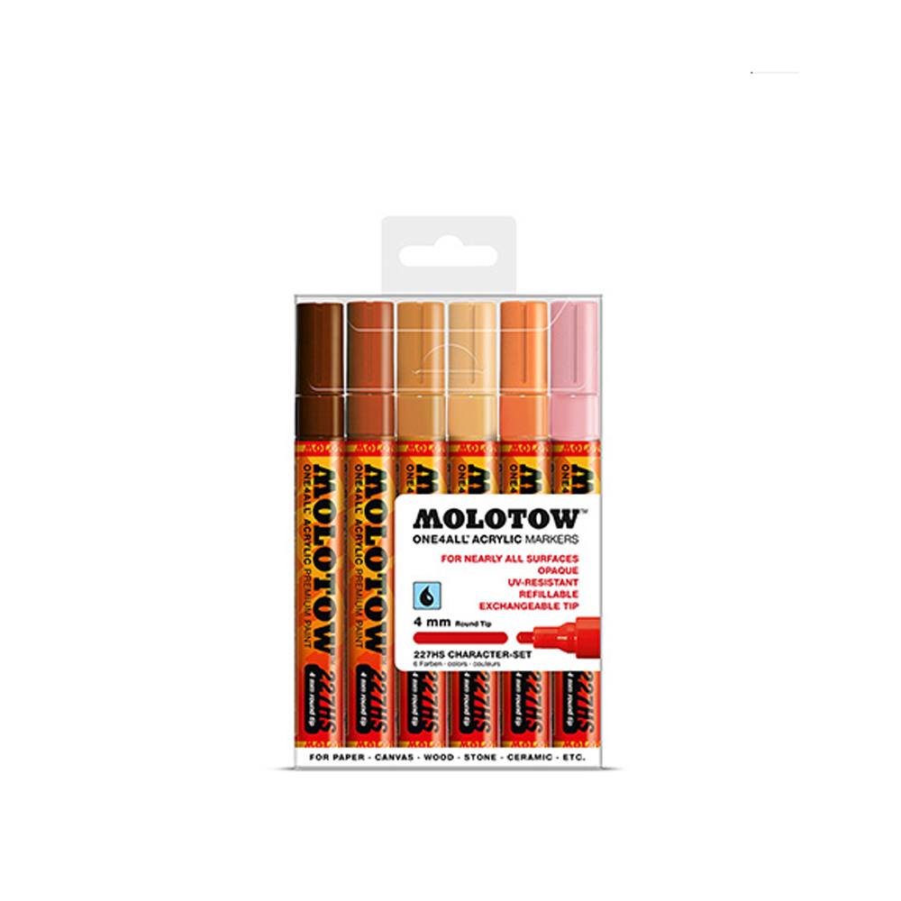 Molotow 227Hs Character 4Mm Set-6 Piece