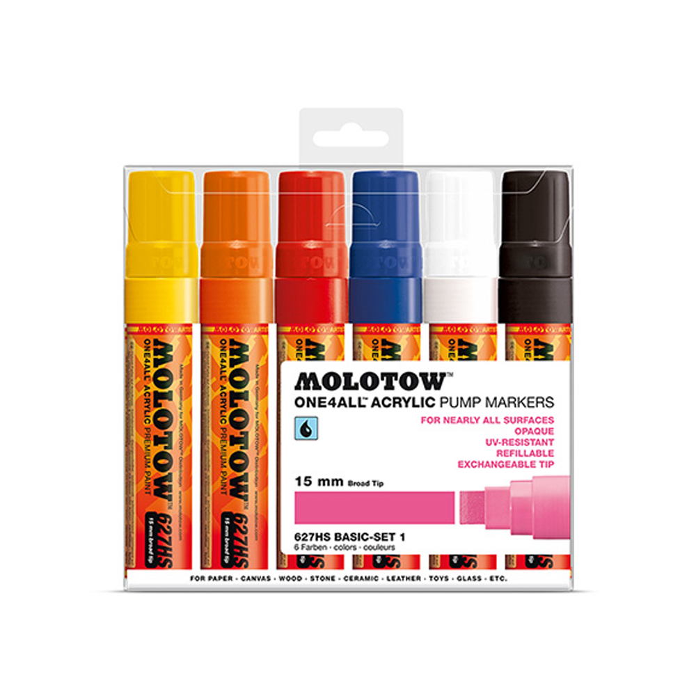 Molotow 627Hs Basic 15Mm Set 1-6 Piece