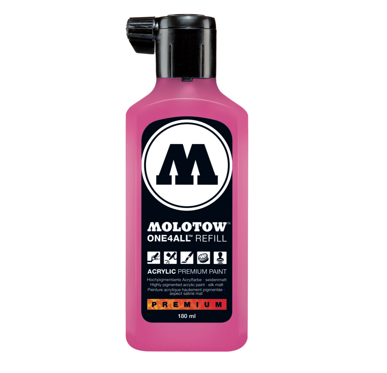 Molotow One4All Refill 180Ml Neon Pink Fluo