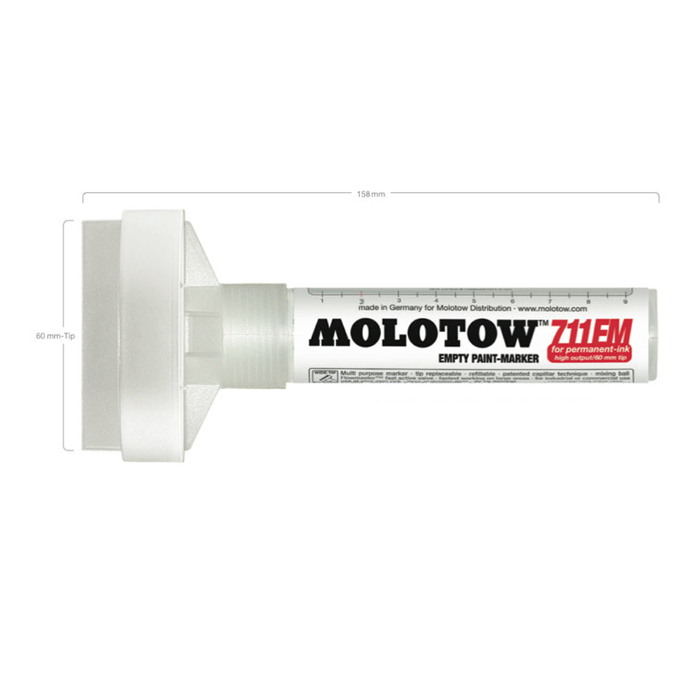 Molotow 711Em 60Mm Extra-Wide Empty Marker