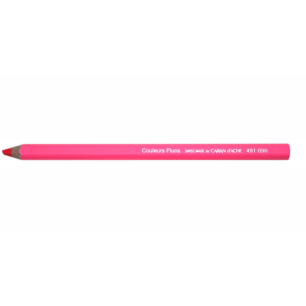 Colorblock Pencil Fluorescent Pink