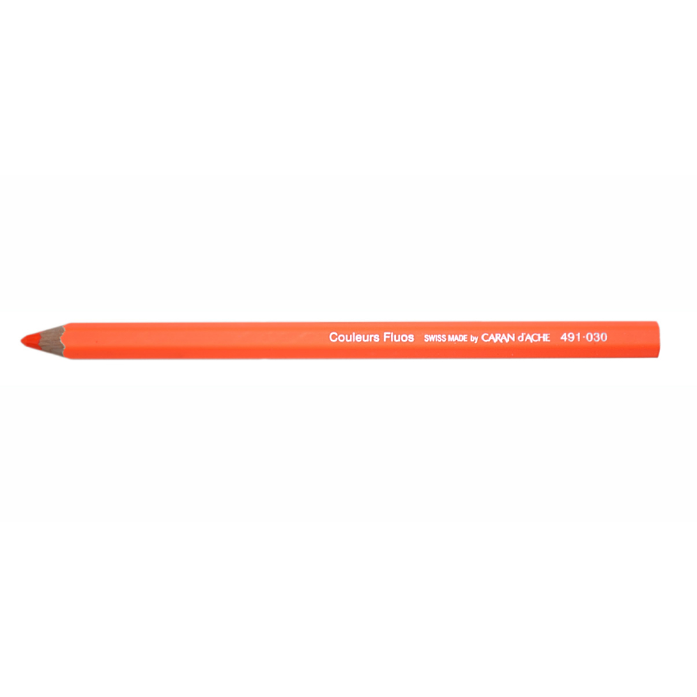 Colorblock Pencil Fluorescent Orange