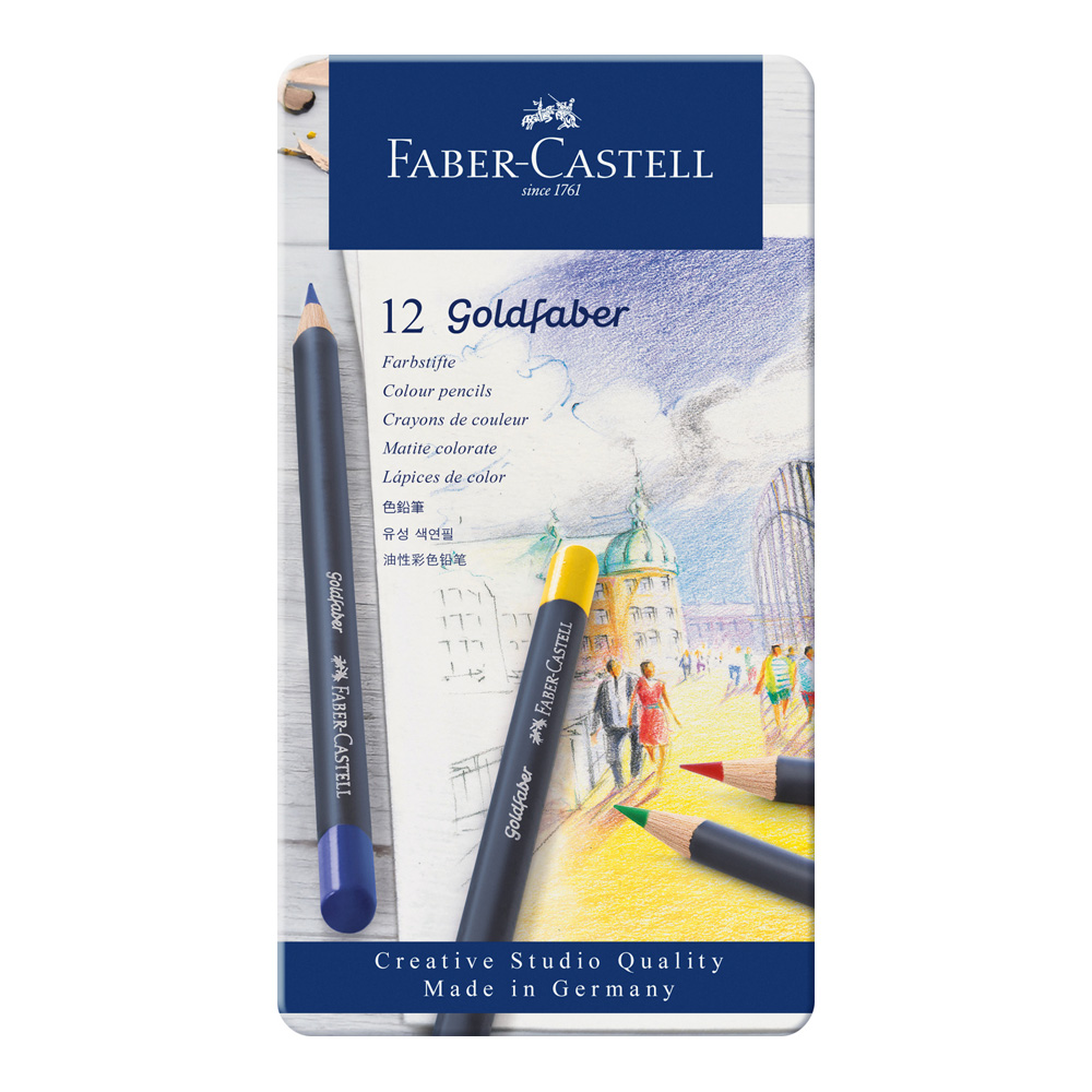 Goldfaber Color Pencil Tin of 12