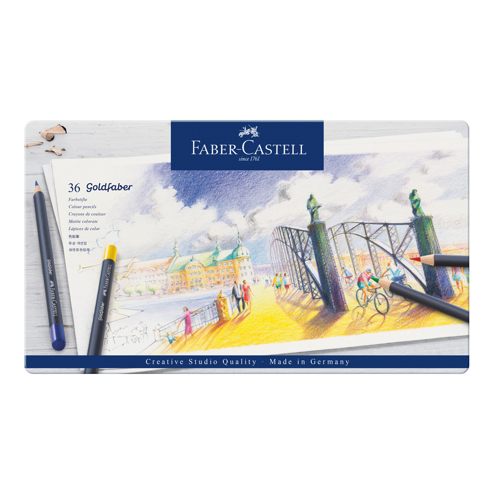 Goldfaber Color Pencil Tin of 36