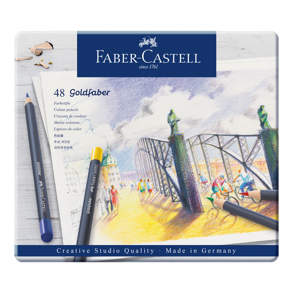 Goldfaber Color Pencil Tin of 48